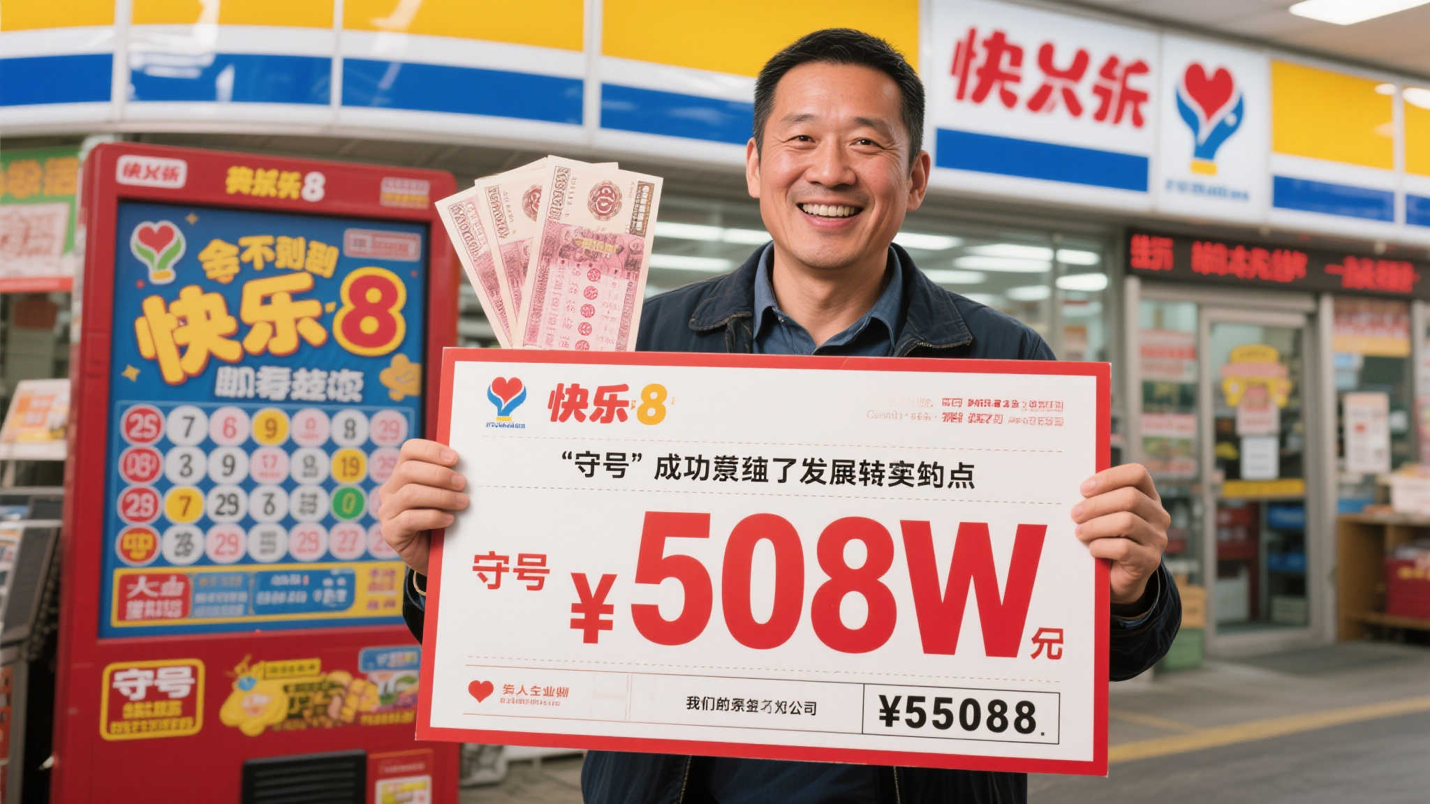 男子坚守幸运号码喜中508万，奖金助力公司走出困境
