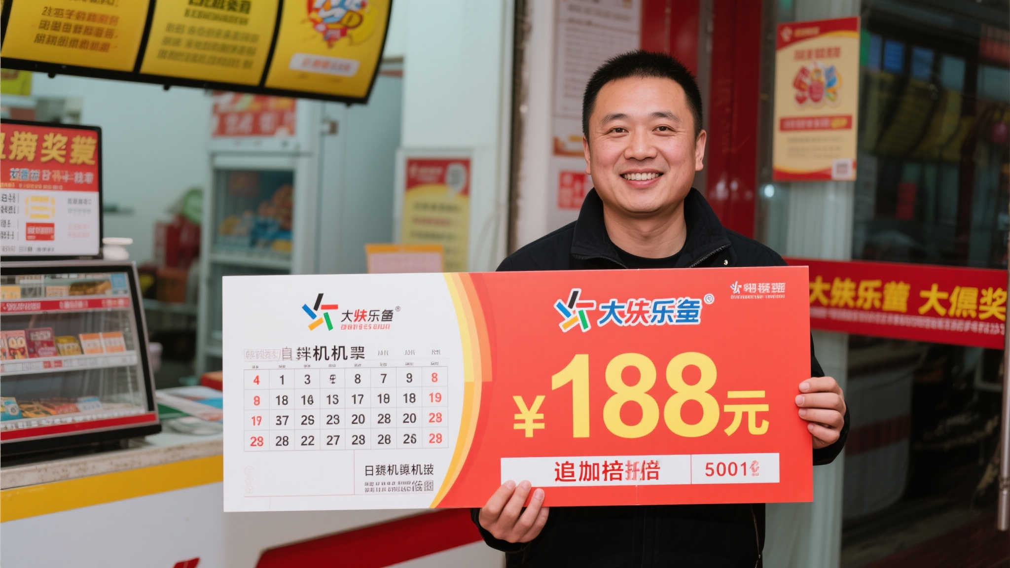 想象一下，仅仅凭借一组自选号码，投入少量