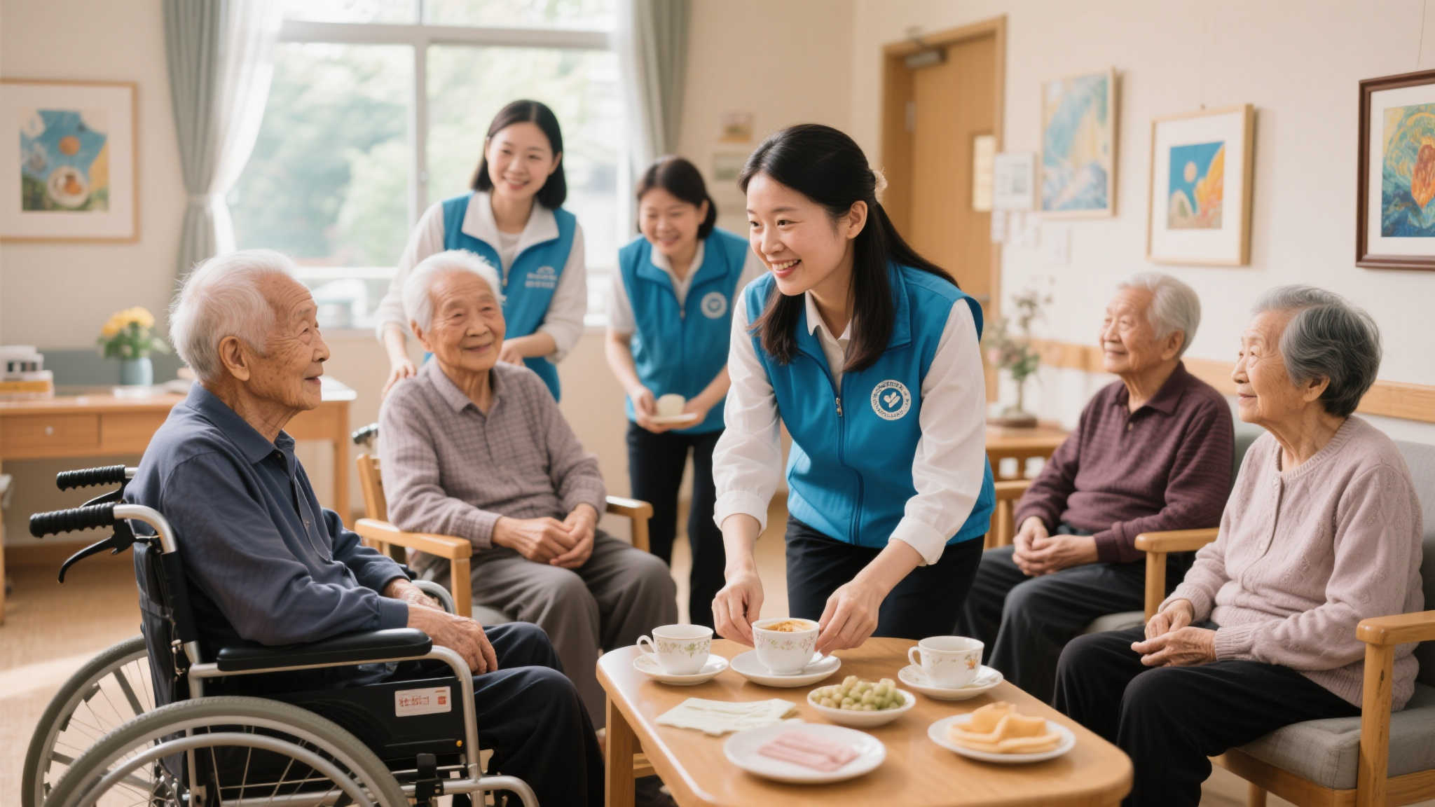 除了物质保障之外，能够全方位满足长者们心