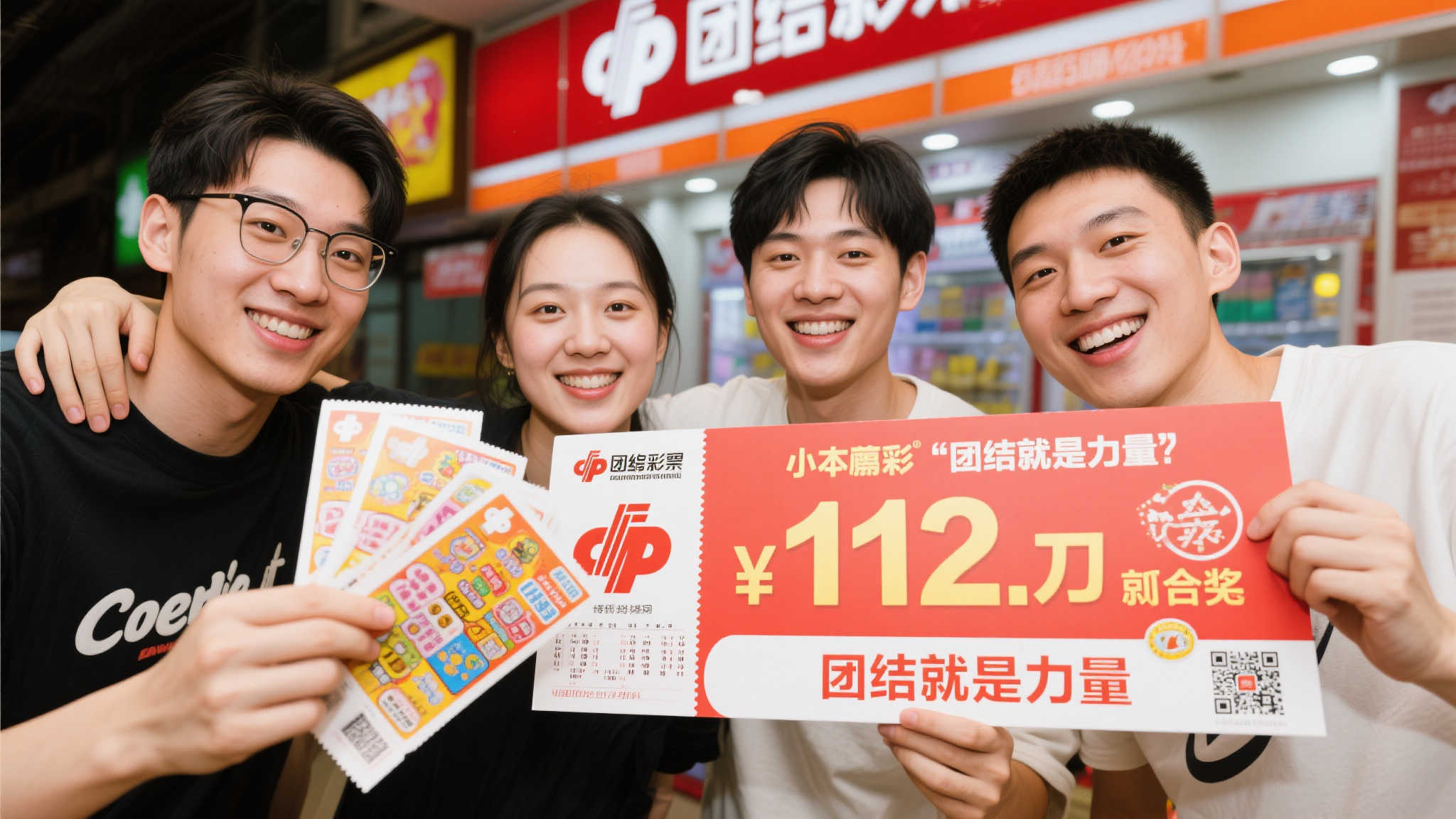 “4位90后联手刮中112万大奖,运气爆棚!” 这4名90后朋友,平时就喜欢一起聚会娱乐