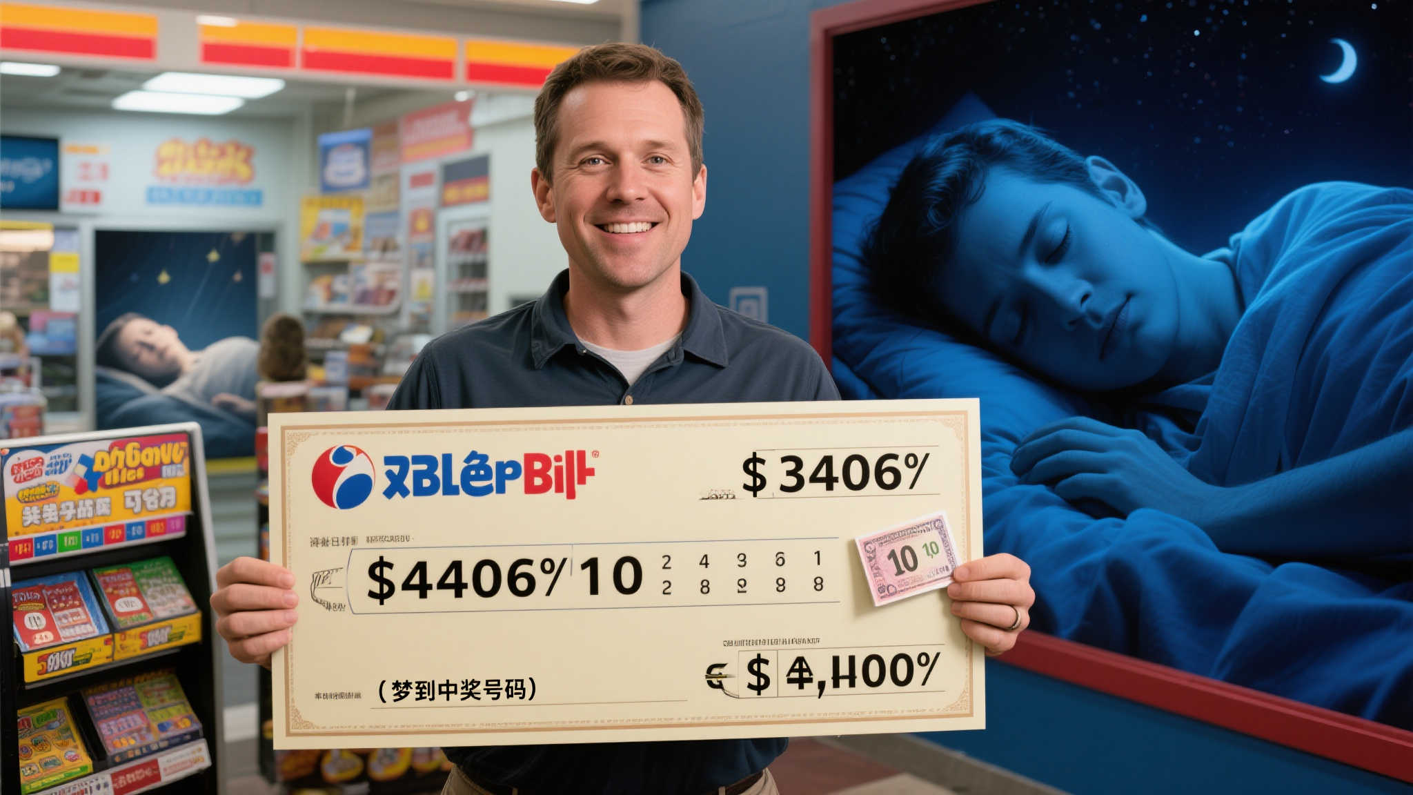 男子仅花10元擒双色球3406万 竟因前夜梦见幸运号码
