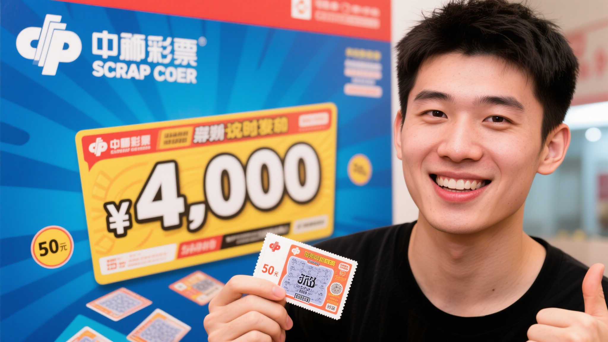 小伙因短视频迷上刮刮乐,50元中得福彩40万大奖 小伙因短视频迷上刮刮乐,50元中得福彩40万大奖