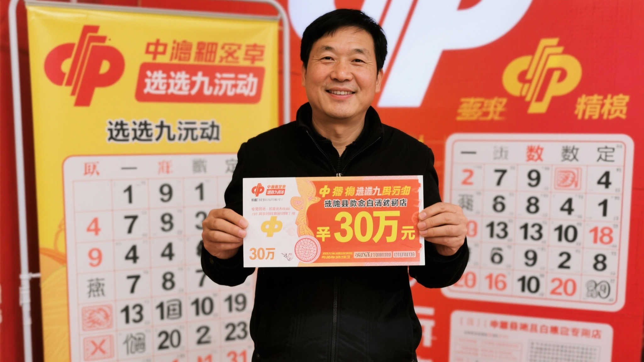 渭南白水老字号投注站喜中快乐8选九大奖30万
