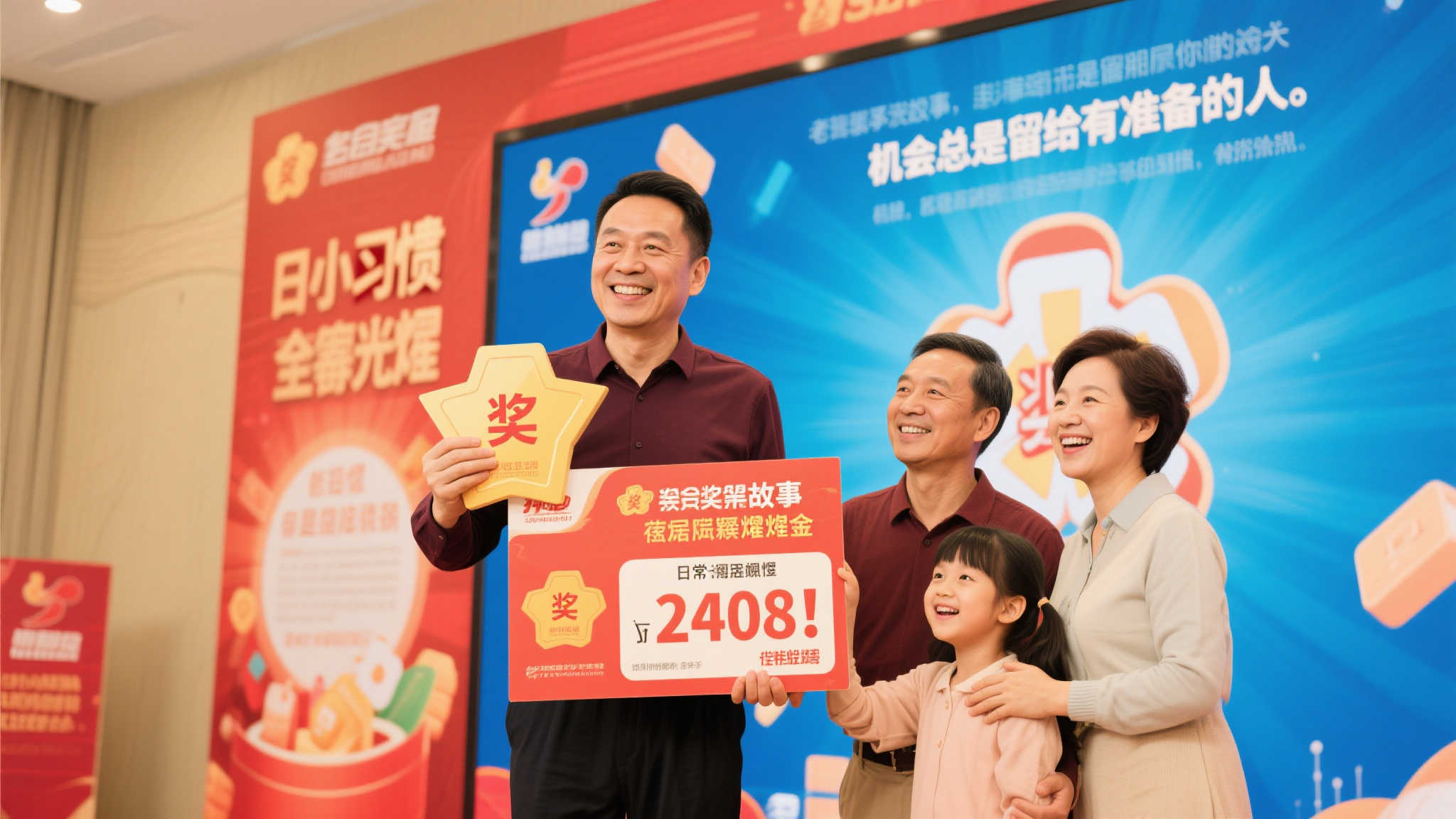 当然，中奖只是小概率事件，我们不能把希望