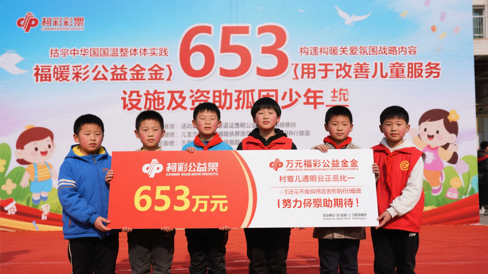 总之，“653万元福彩公益金用于改善儿童