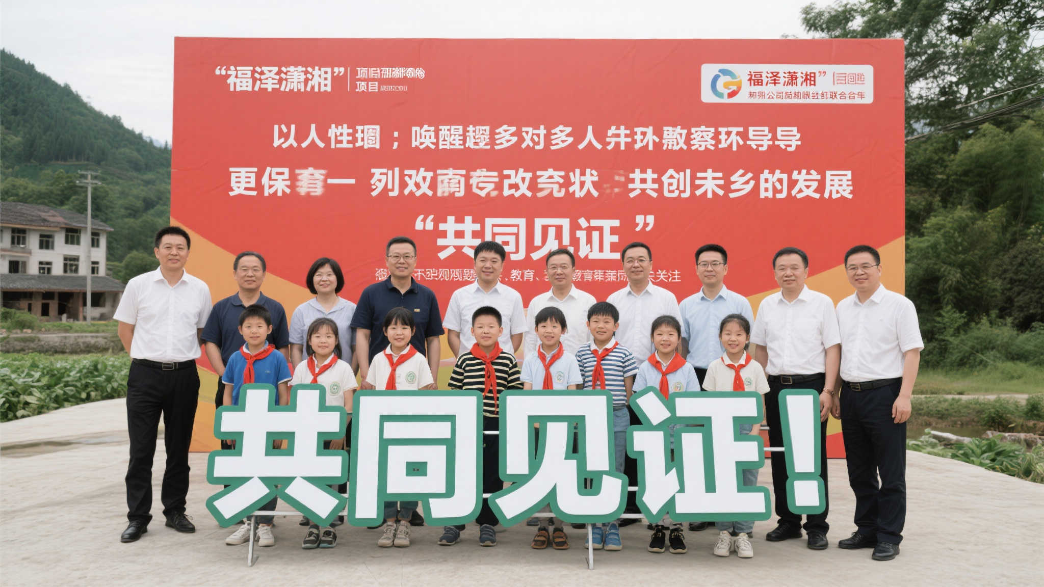 本次“福泽潇湘”项目由多家知名企业和非营