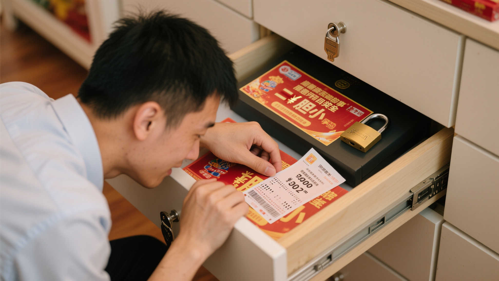 彩民喜中30万福彩奖金 怀疑真实性锁票数日后兑奖