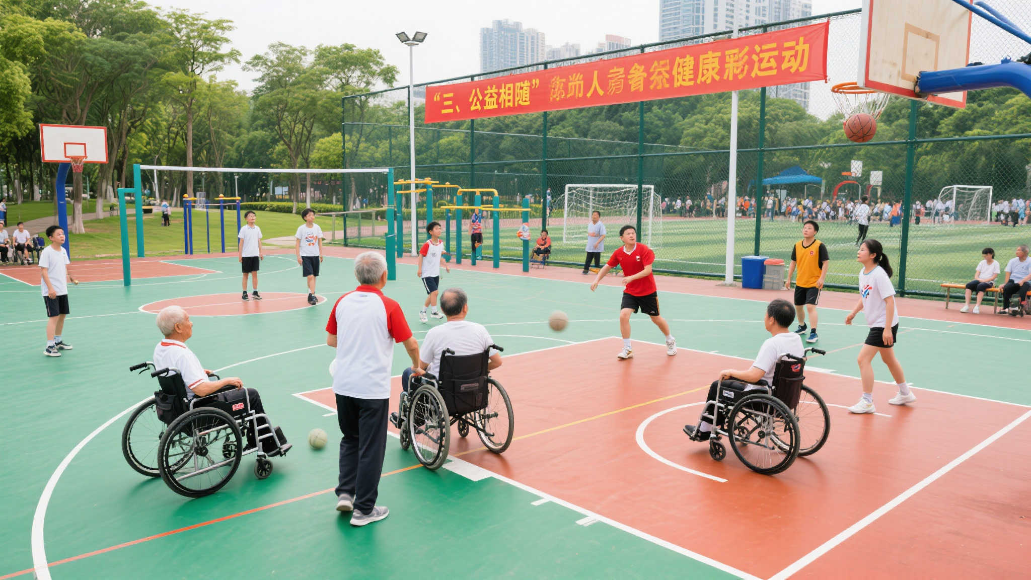 球场传爱，公益同行：体彩公益金助推深圳群众体育繁荣