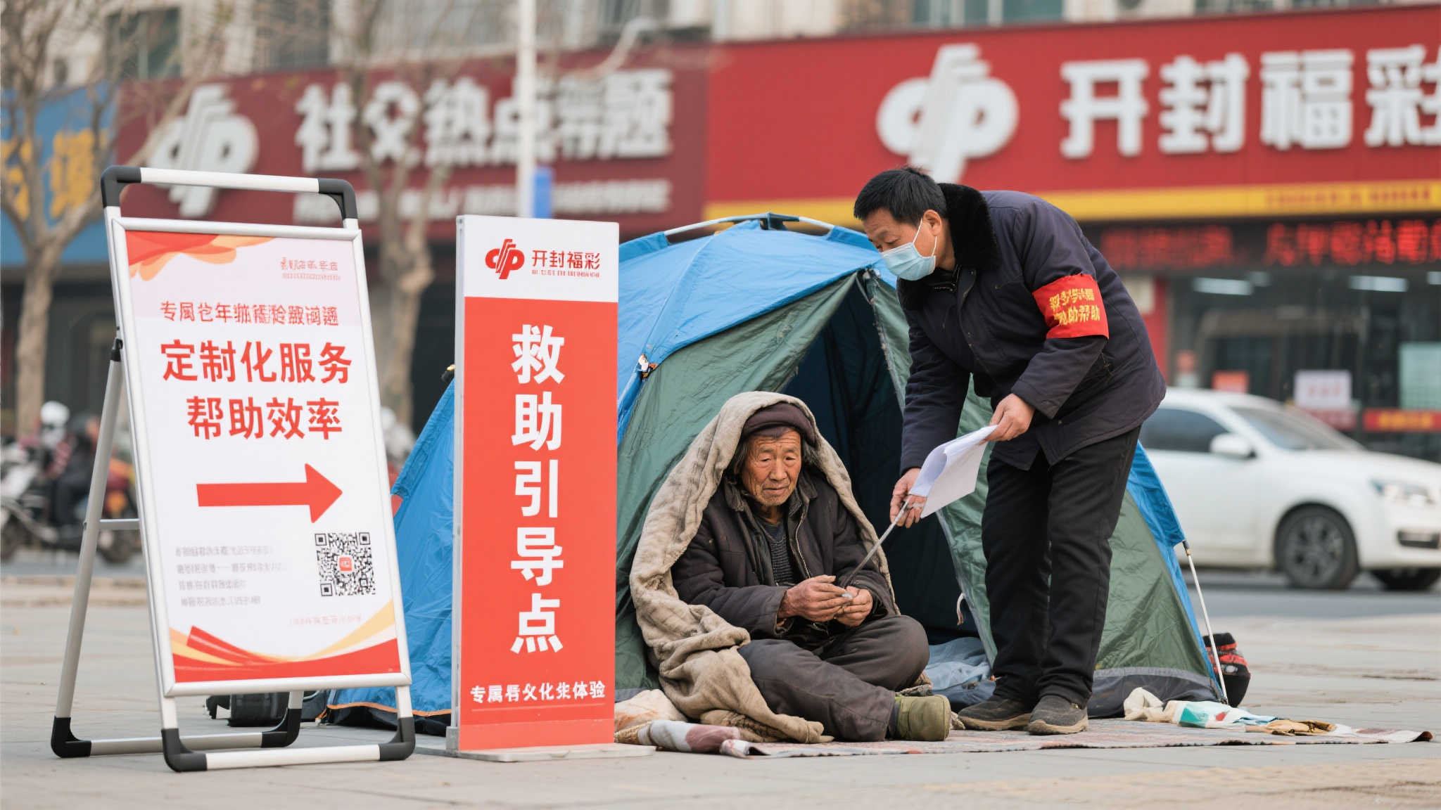 近年来，无家可归者和困难群众频繁成为社会