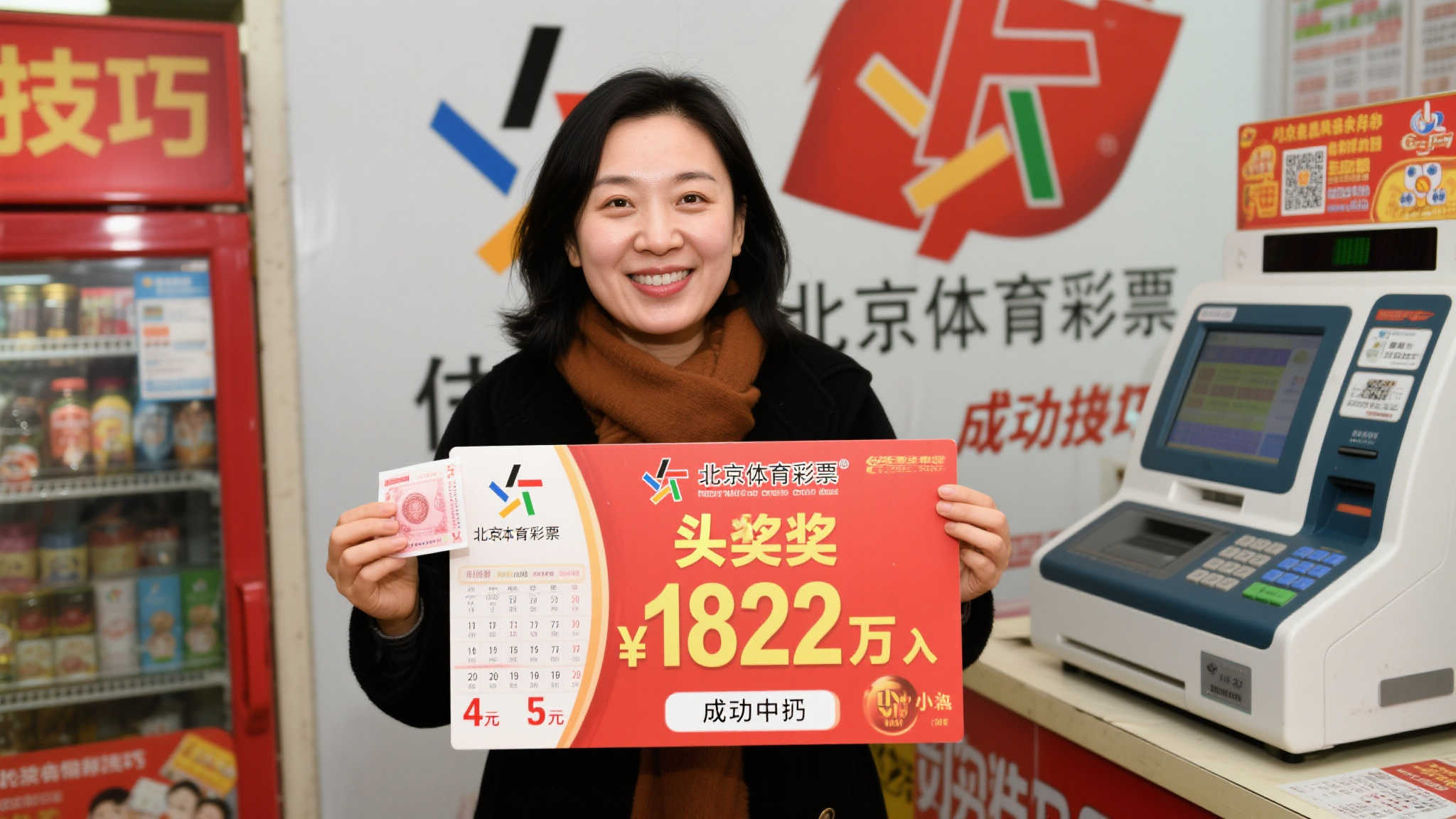 北京女子4元机选喜中体彩1822万:仍将踏实工作 这位北京女彩民的经历堪称传奇。据了解,她