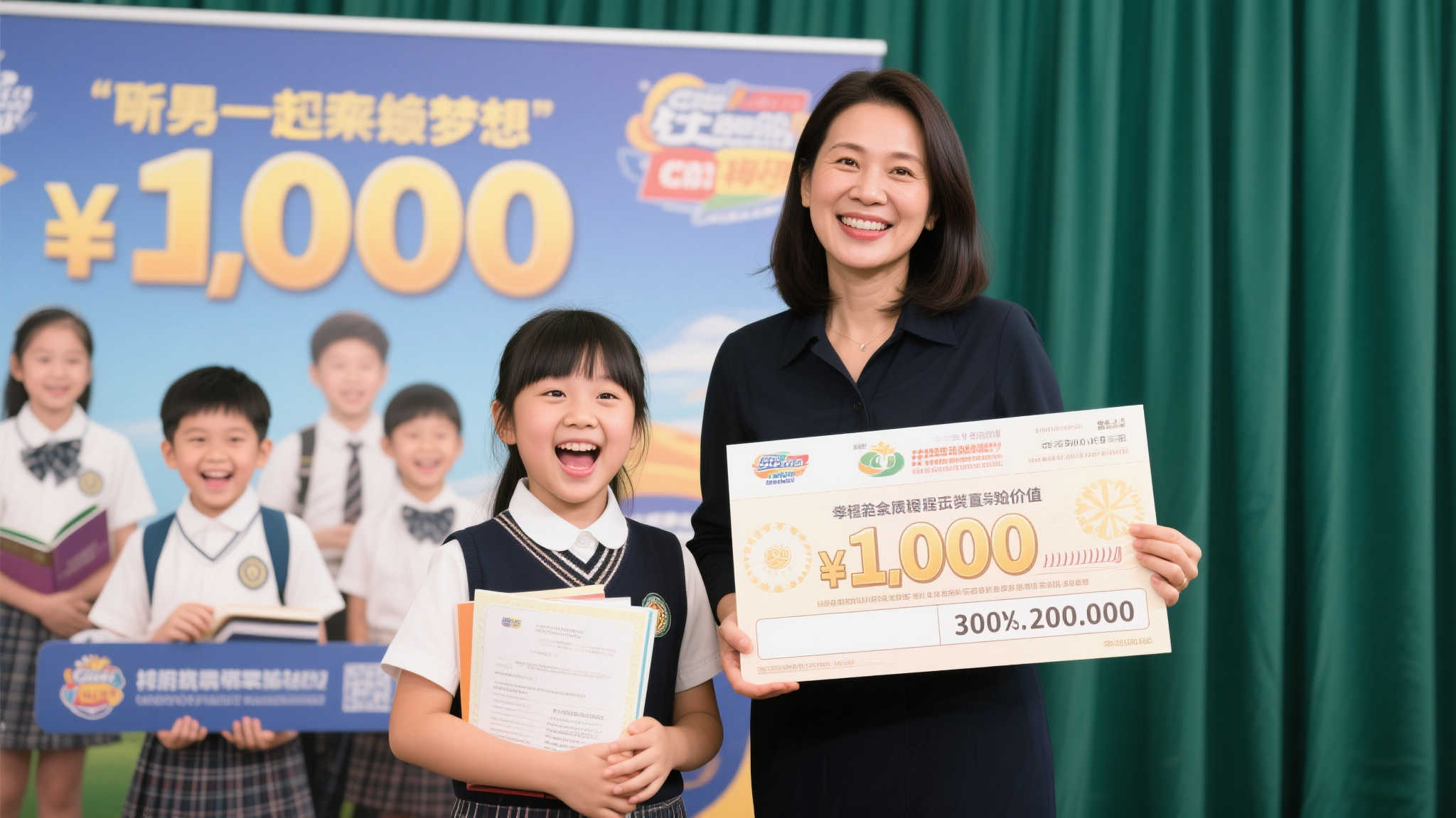 女子商场随手刮彩票中百万大奖:奖金全用于孩子教育 女子商场随手刮彩票中百万大奖:奖金全用于孩子教育