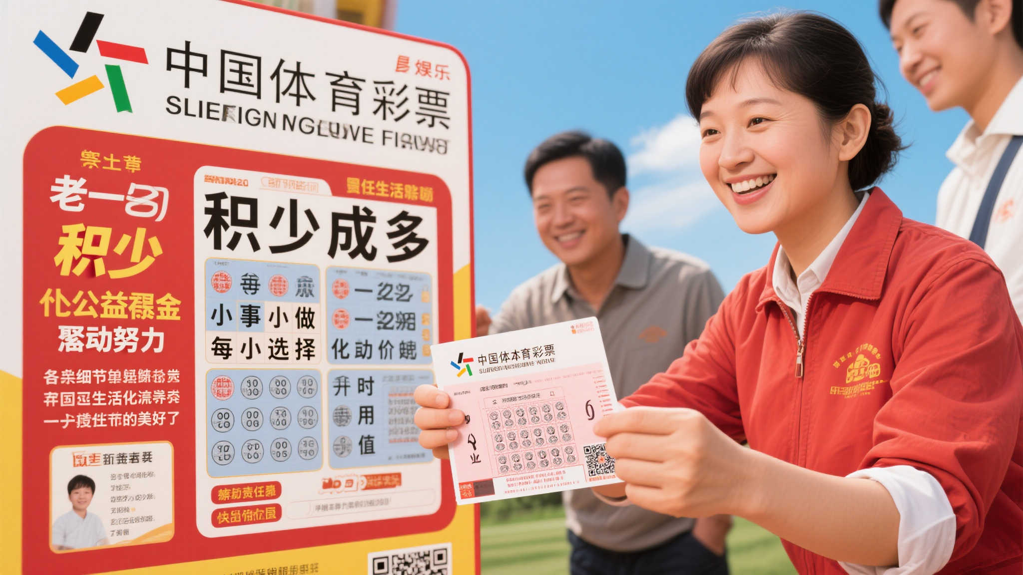 携手体彩,奋斗铸就更美未来 携手体彩,奋斗铸就更美未来