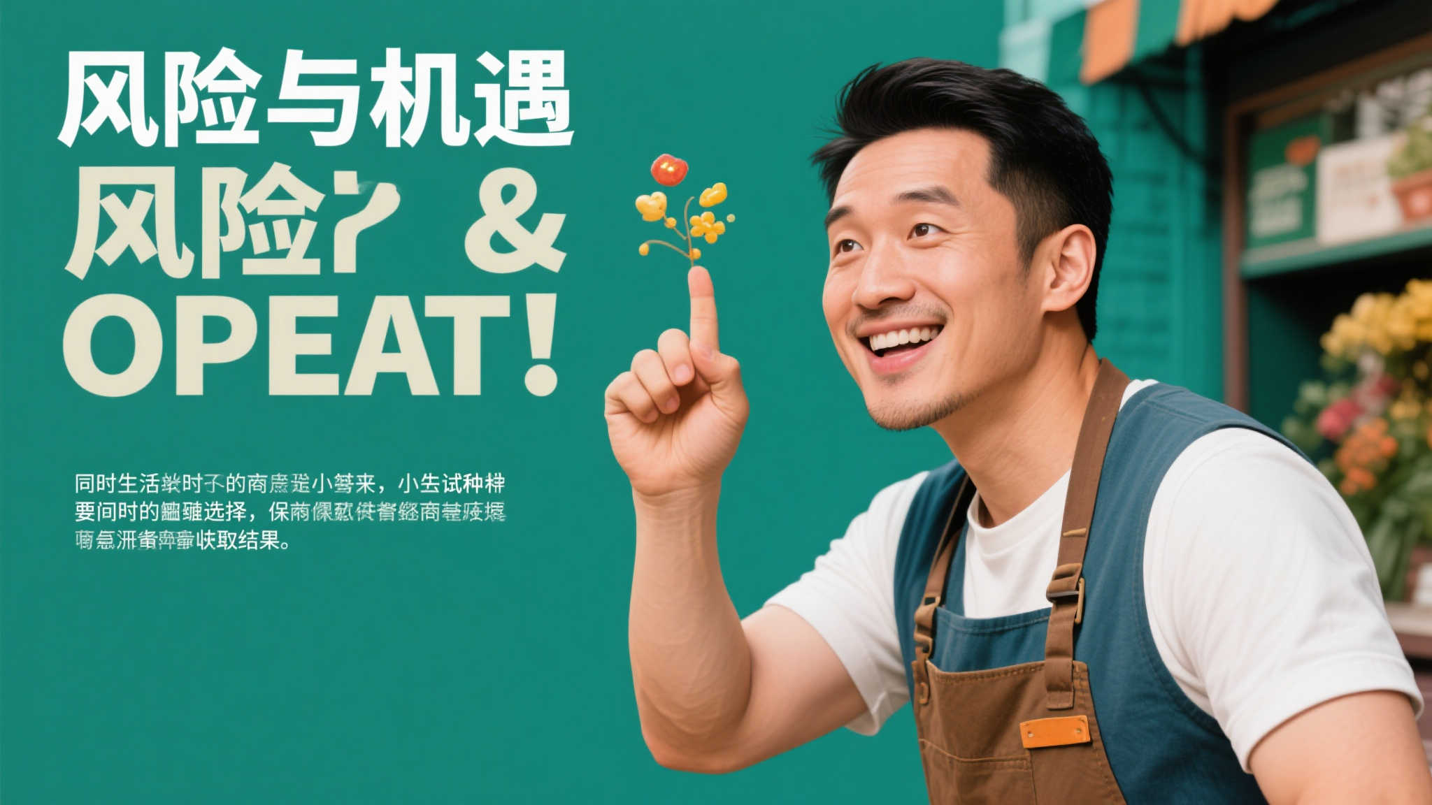 同时，他的故事也让我们对“风险与机遇”有